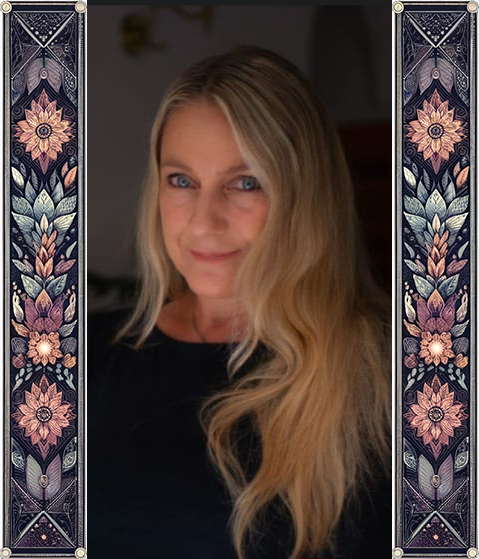 Shirlee Heather in ornate spiritual mandala frame — spiritual mentor and coach