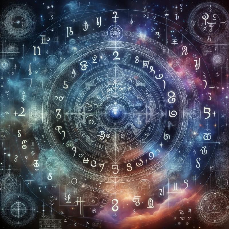 Numerology illustration